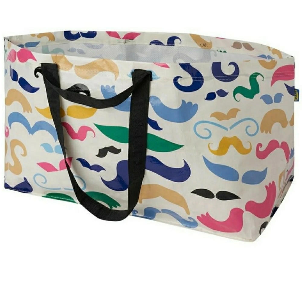 2x Ikea Mustache BANGLIG FRAKTA bag